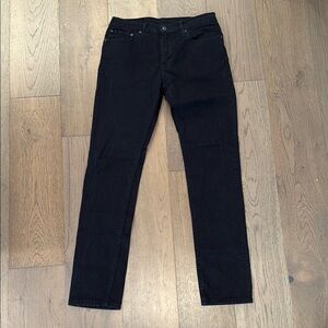 Levi's Black Slim Straight Men's Jeans (32x34)